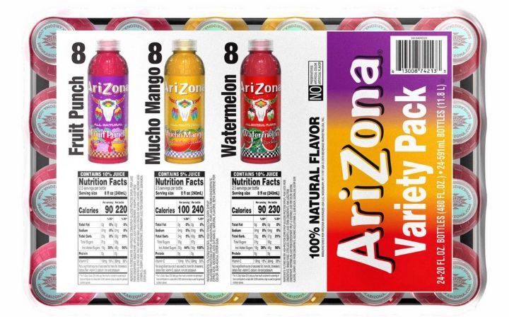 AriZona Juice Cocktail Variety Pack (20 fl. oz., 24 pk.)