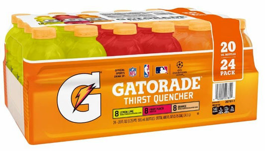 Gatorade Sports Drinks Variety Pack (20 fl. oz., 24 pk.)