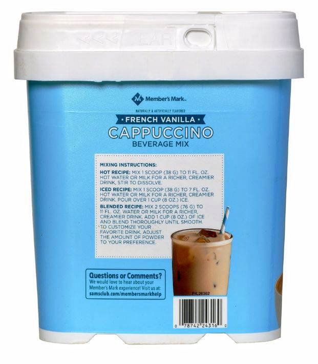 Member's Mark French Vanilla Cappuccino Beverage Mix (48 oz.)