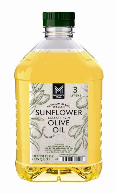 Member's Mark Sunflower and Extra Virgin Olive Oil (3 L)