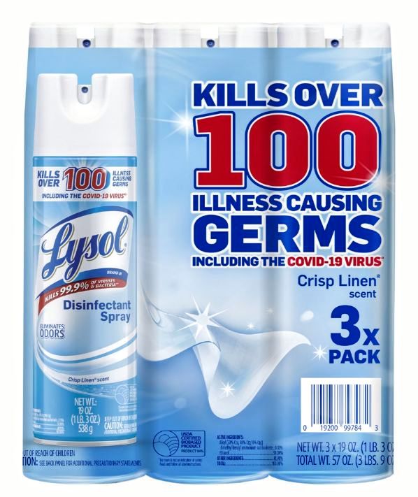 Lysol Disinfectant Spray 19 oz