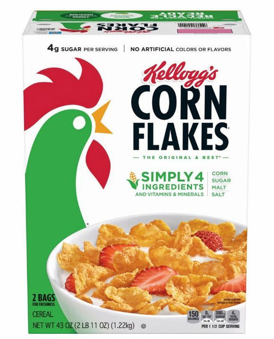 Kellogg's Corn Flakes (43 oz., 2 pk.)