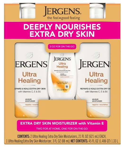 Jergens Healing Skin Moisturizer (21 fl. oz., 2 pk. + 3 fl. oz.)