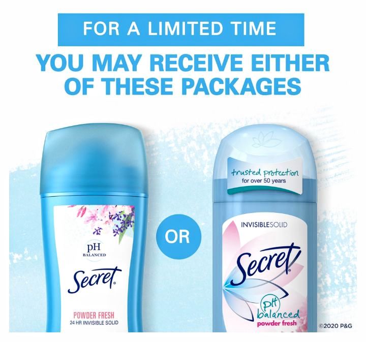 Secret Powder Fresh Deodorant (2.1 oz., 5 pk.)