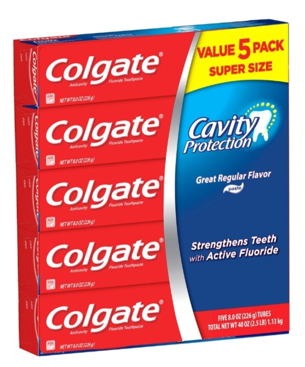 Colgate Toothpaste Regular Flavor (8 oz., 5 pk.)