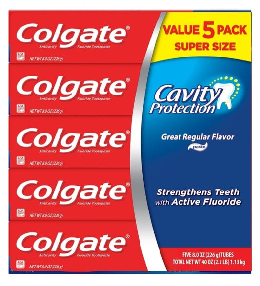 Colgate Toothpaste Regular Flavor (8 oz., 5 pk.)