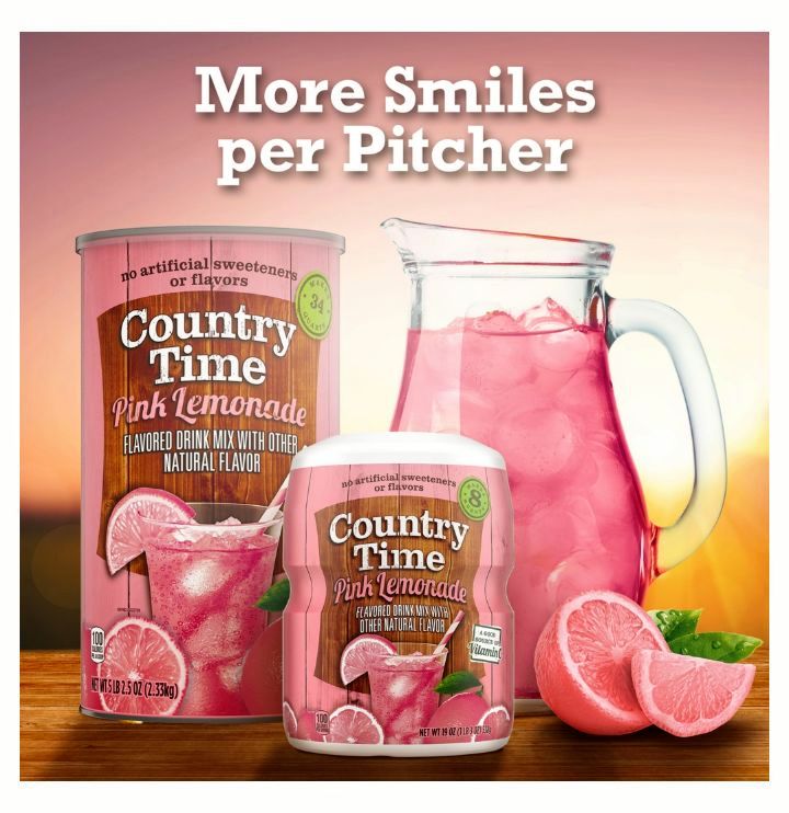 Country Time Pink Lemonade Flavored Mix Drink (82.5 oz.)