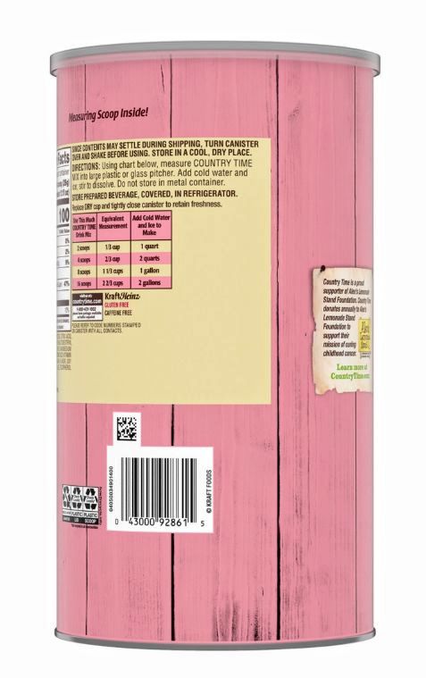 Country Time Pink Lemonade Flavored Mix Drink (82.5 oz.)