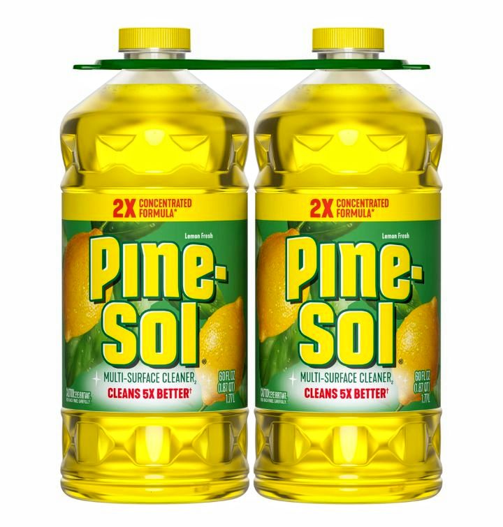 Pine-Sol 2X Concentrated Multi-Surface Cleaner, Lemon Scent (60 fl. oz., 2 pk.)