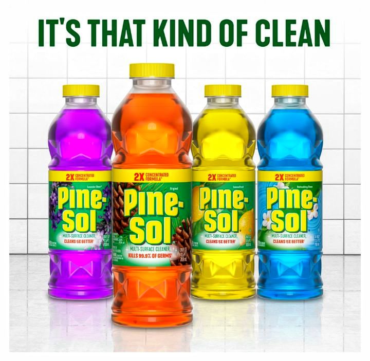 Pine-Sol 2X Concentrated Multi-Surface Cleaner, Lemon Scent (60 fl. oz., 2 pk.)