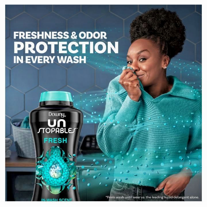 Downy Unstopables In-Wash Scent Booster Beads, Fresh (34 oz.)