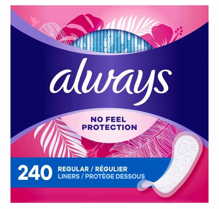 Always Daily Thin Liners, Unscented - Regular (240 ct.)