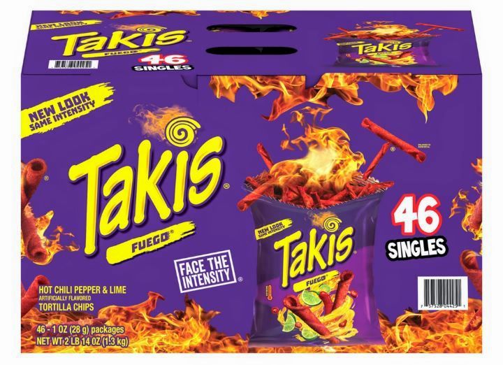 Takis Fuego Rolled Tortilla Chips (1 oz., 46 pk.)