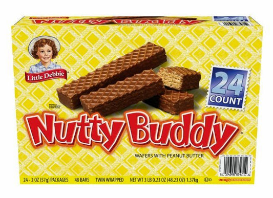 Little Debbie Nutty Buddy Bars 2.1 oz., 24 pk.