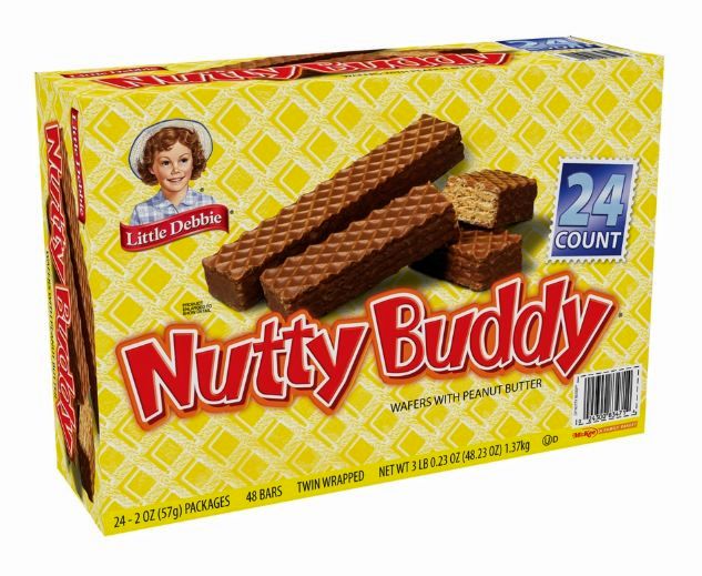 Little Debbie Nutty Buddy Bars 2.1 oz., 24 pk.