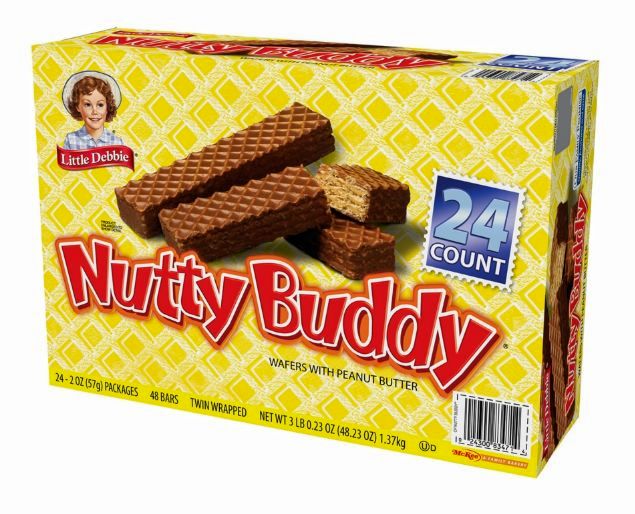 Little Debbie Nutty Buddy Bars 2.1 oz., 24 pk.