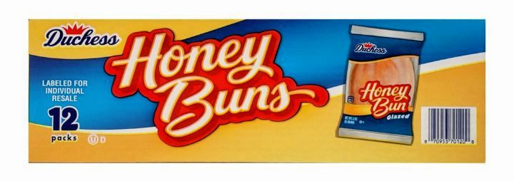 Duchess Honey Buns, 3 oz., 12 pk.