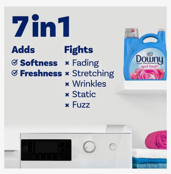 Downy Ultra Liquid Fabric Conditioner, April Fresh 170 fl. oz., 251 loads