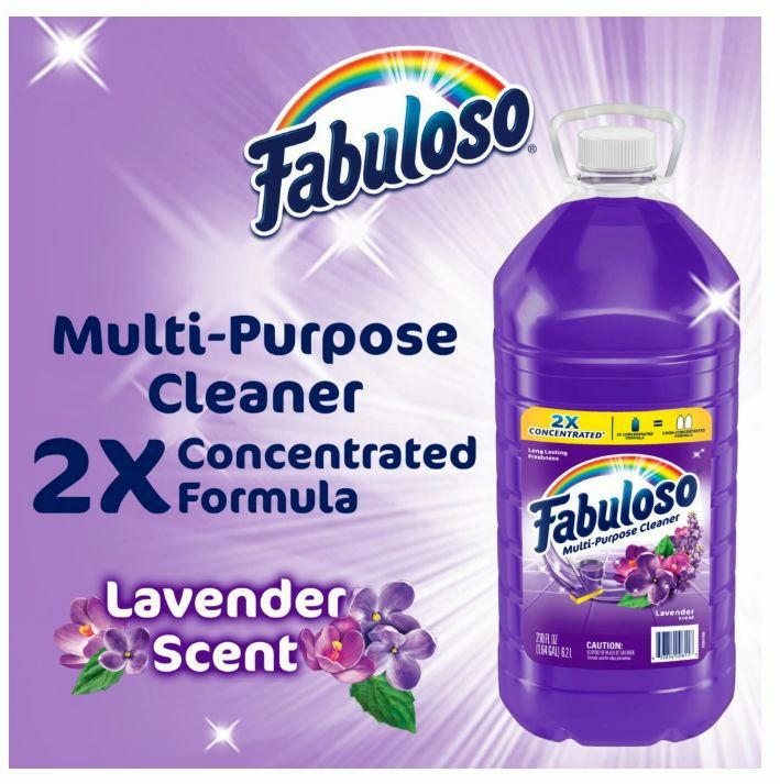 Fabuloso 2X Concentrated MultiPurpose Cleaner, Lavender (210 fl. oz