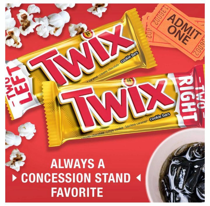 Twix Caramel Cookie Chocolate Candy Bars, Full Size, 1.79 oz., 36 pk.