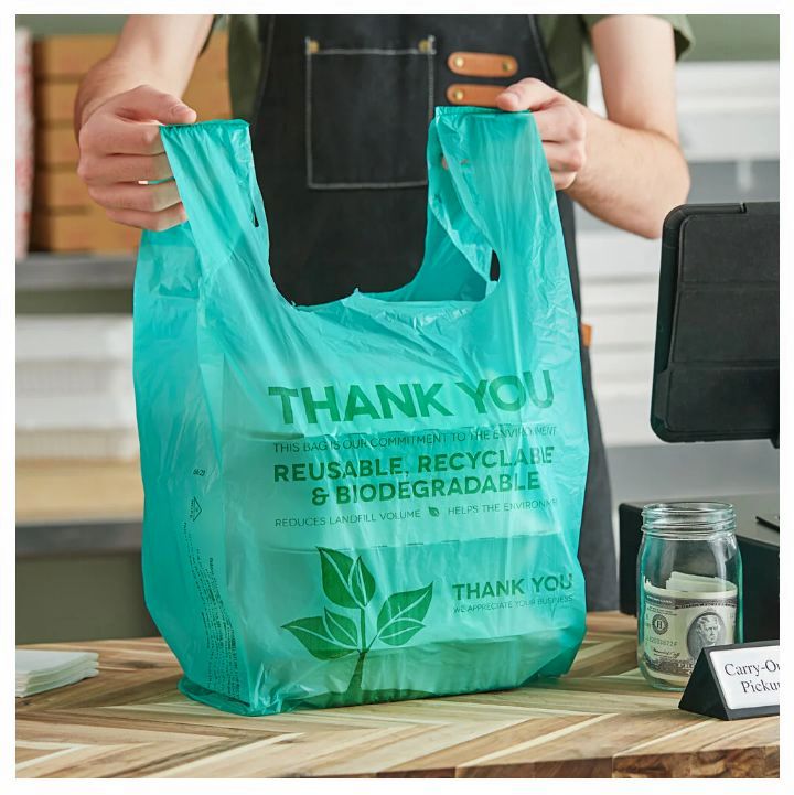 Biodegradable T-Shirt Bags (500/cs)