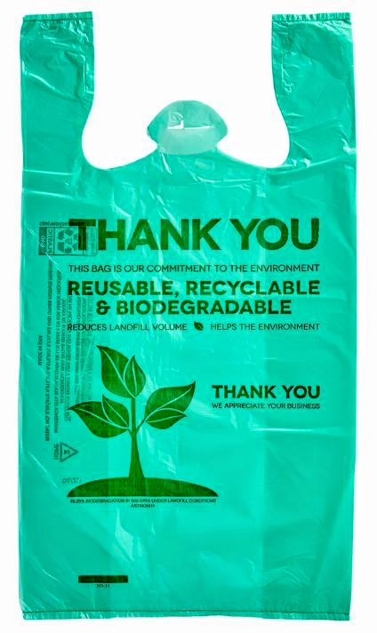 Biodegradable T-Shirt Bags (500/cs)